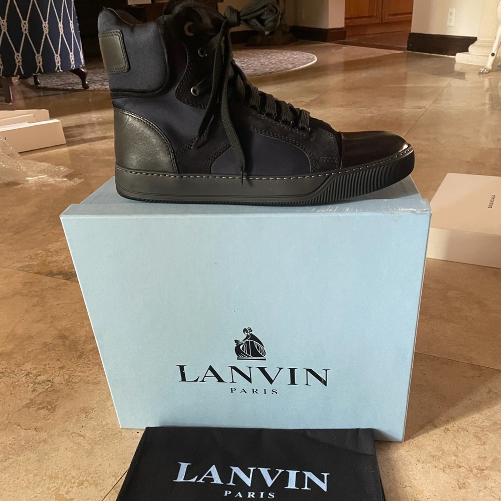 Lanvin Paris Hightop Sneaker